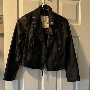 Abercrombie & Fitch Black Biker Jacket